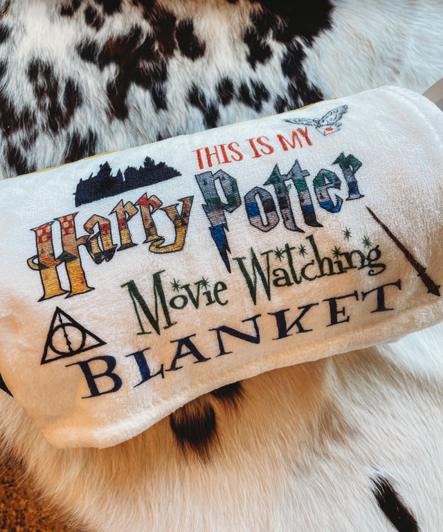 This is my best sale harry potter watching blanket